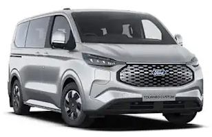 Silver Ford Tourneo 8-seater minibus